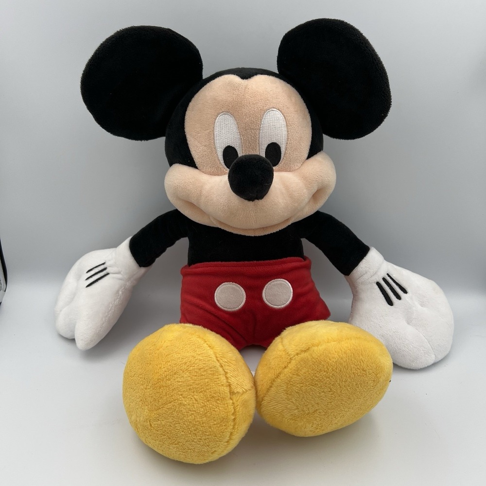 Classic Mickey Mouse Disney Store 19 Inch Plush Toy Stuffed Animal Doll
